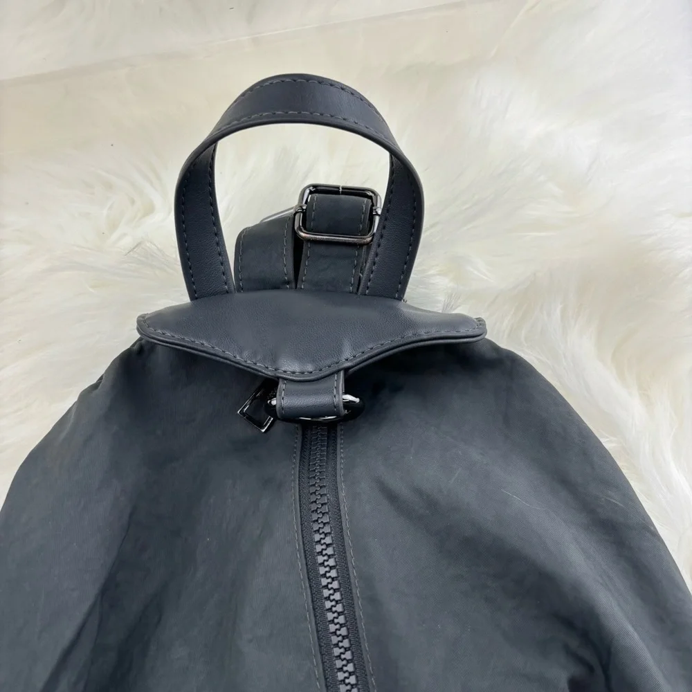 Rebecca Minkoff Julian Gray Modern Backpack with Ergonomic Design